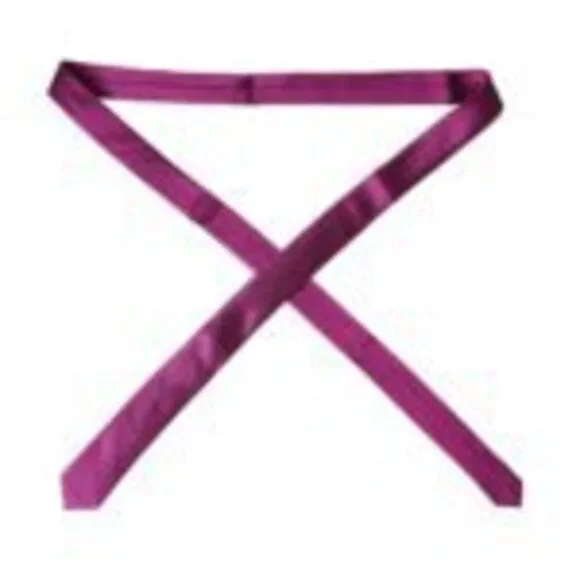 Dolce & Gabbana Purple Solid Satin Silk Adjustable Men Tie - Picture 3 of 6